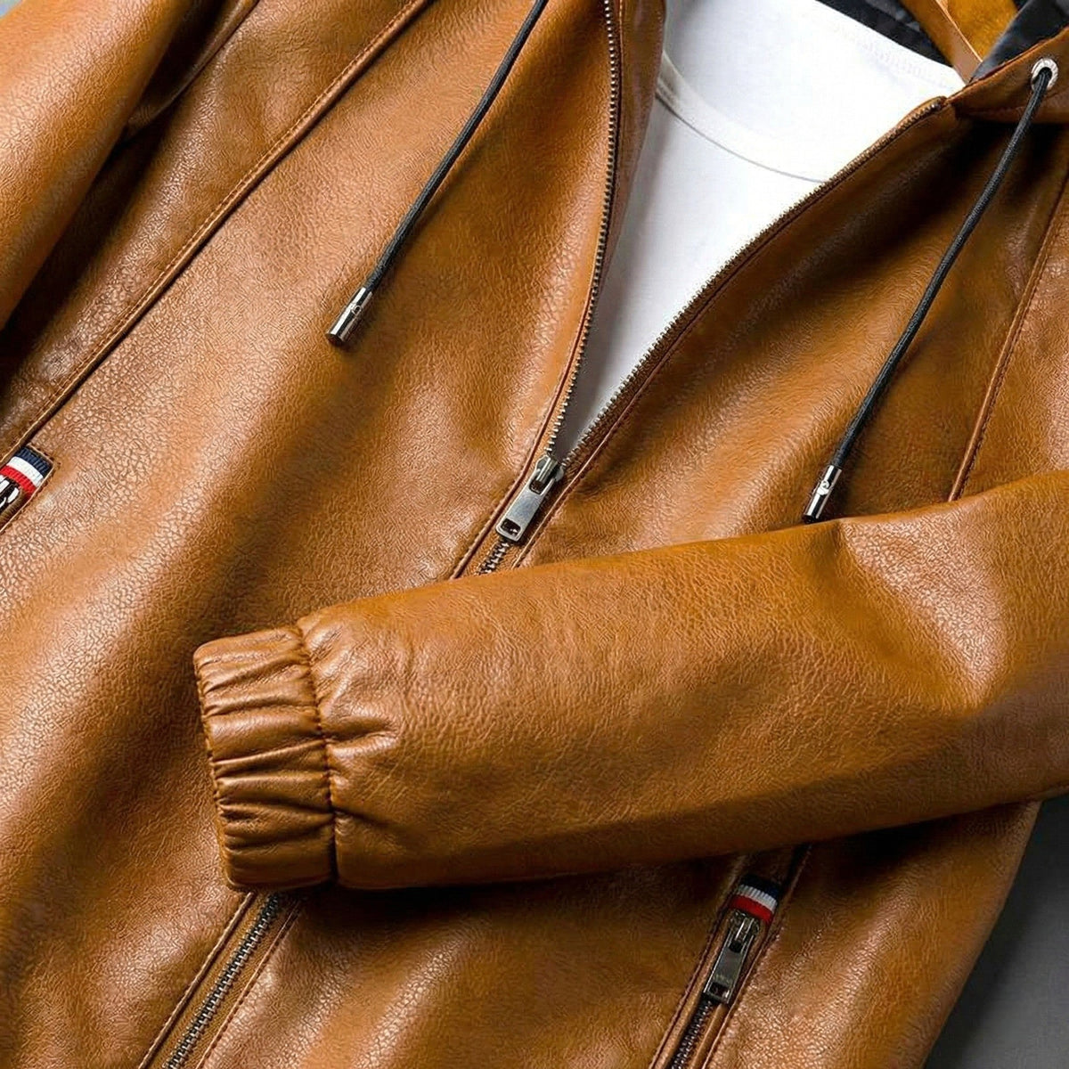 Devin | Men's Hooded Jacket with Clean Lines, Structured Autumn Jacket | Bella Blue