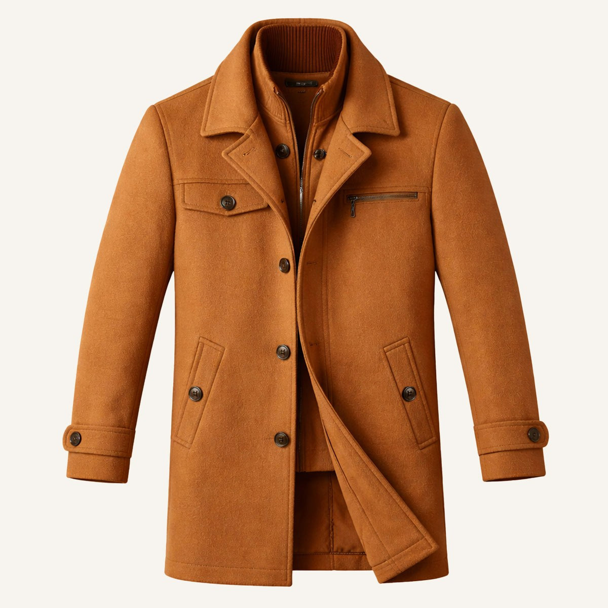 Devin | Men's Wool Blend Jacket, Tailored Smart Jacket | Bella Blue