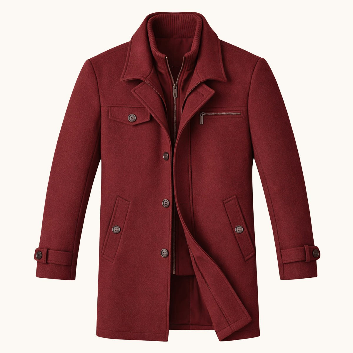 Devin | Men's Wool Blend Jacket, Tailored Smart Jacket | Bella Blue