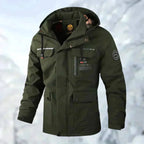 Dirk | Men's Waterproof Outdoor Jacket, Windproof Autumn Jacket | Bella Blue | White