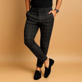 Dominic | Men's Check Trousers, Modern Tailored Trousers | Bella Blue
