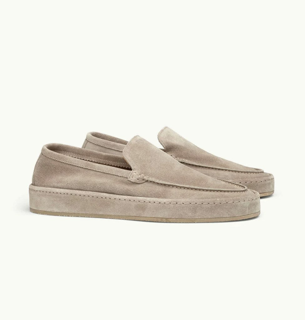 Dominic | Men's Slip-On Loafers with Cushioned Sole, Smart Casual Loafers | Bella Blue