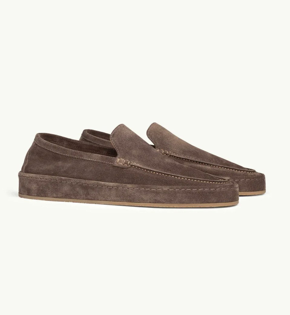 Dominic | Men's Slip-On Loafers with Cushioned Sole, Smart Casual Loafers | Bella Blue