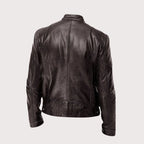 Douglas | Men's Premium Leather Jacket, Classic Tailored Jacket | Bella Blue