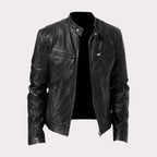 Douglas | Men's Premium Leather Jacket, Classic Tailored Jacket | Bella Blue