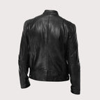 Douglas | Men's Premium Leather Jacket, Classic Tailored Jacket | Bella Blue