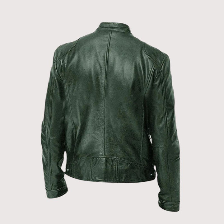Douglas | Men's Premium Leather Jacket, Classic Tailored Jacket | Bella Blue