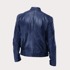 Douglas | Men's Premium Leather Jacket, Classic Tailored Jacket | Bella Blue