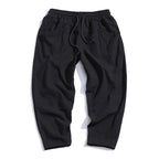 Dylan | Men's Tapered Drawstring Trousers, Relaxed Fit Trousers | Bella Blue