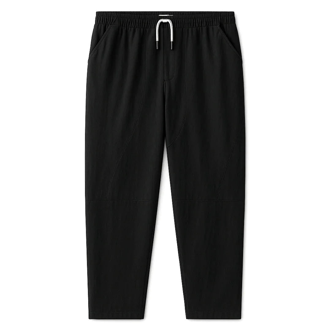 Dylan | Men's Tapered Drawstring Trousers, Relaxed Fit Trousers | Bella Blue
