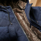 Dylan | Women's Comfortable Structured Jacket, Everyday Autumn Jacket | Bella Blue | Orange