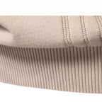 Edmund | Men's Jumper with Check Pattern, Classic Knit Jumper | Bella Blue | Navy Blue
