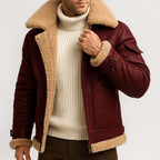 Edward | Women's Leather Jacket in Camel, Classic Leather Jacket | Bella Blue