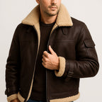 Edward | Women's Leather Jacket in Camel, Classic Leather Jacket | Bella Blue