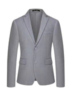 Elliot | Men's Slim-Fit Three-Piece Suit, Double-Breasted Waistcoat Trouser Suit | Bella Blue