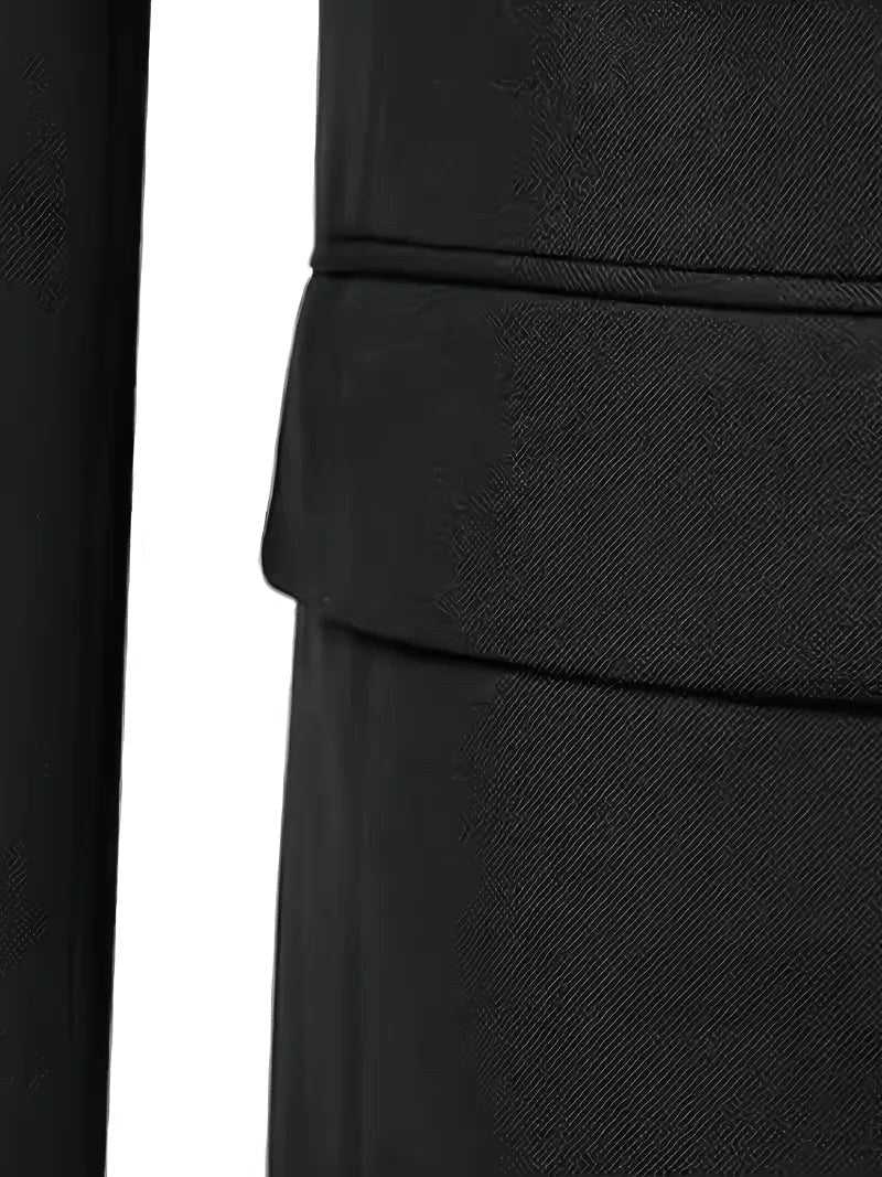 Elliot | Men's Slim-Fit Three-Piece Suit, Double-Breasted Waistcoat Trouser Suit | Bella Blue