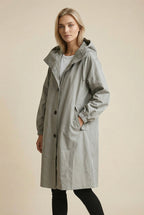 Elodie | Women's Relaxed Tailored Trench Coat, Beige Autumn Coat | Bella Blue