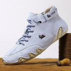 Emilia | Women's Waterproof Orthopaedic Shoes, Breathable Comfort Shoes | Bella Blue | Beige (Low Stock)