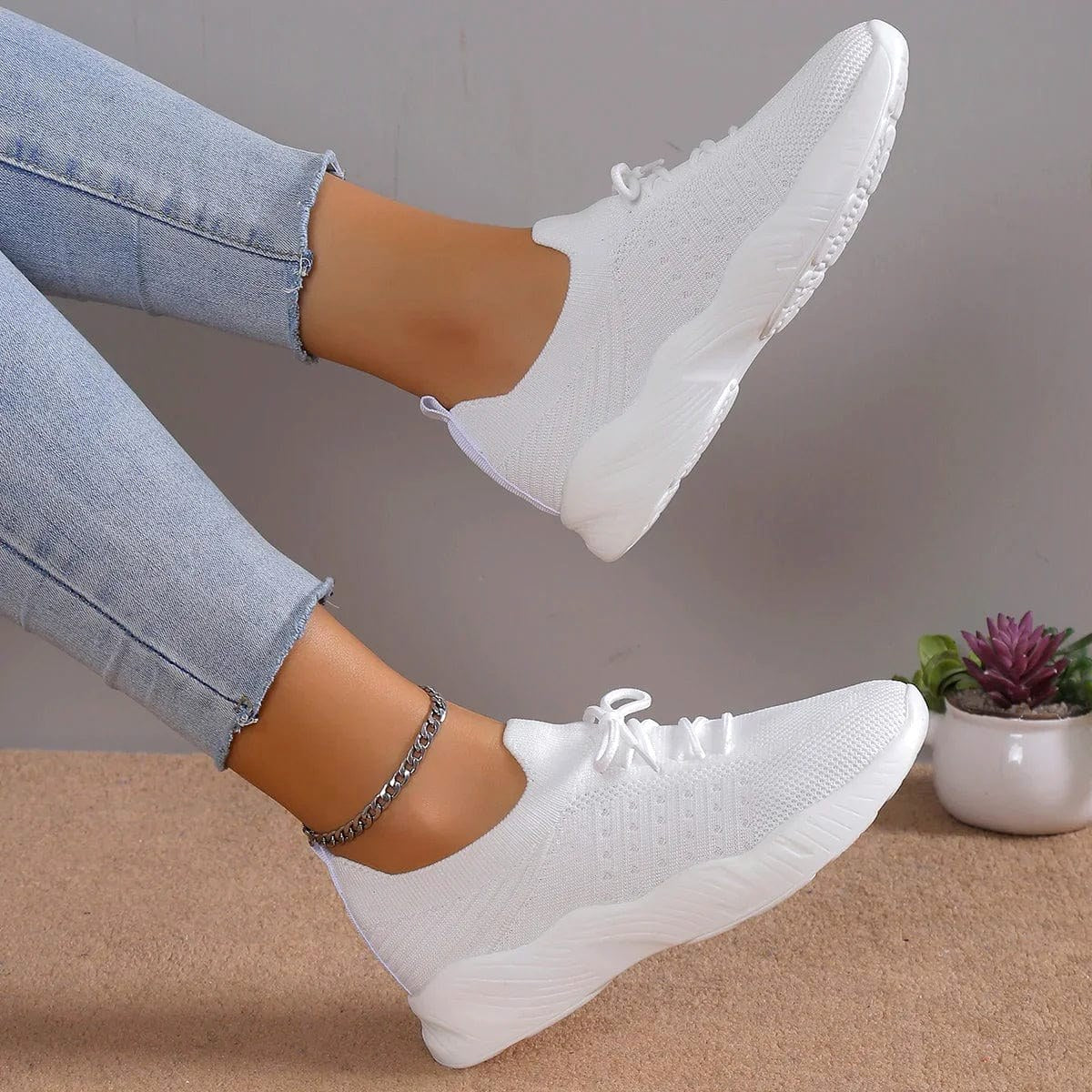 Esme | Women's Orthopaedic Slip-On Shoes | Bella Blue