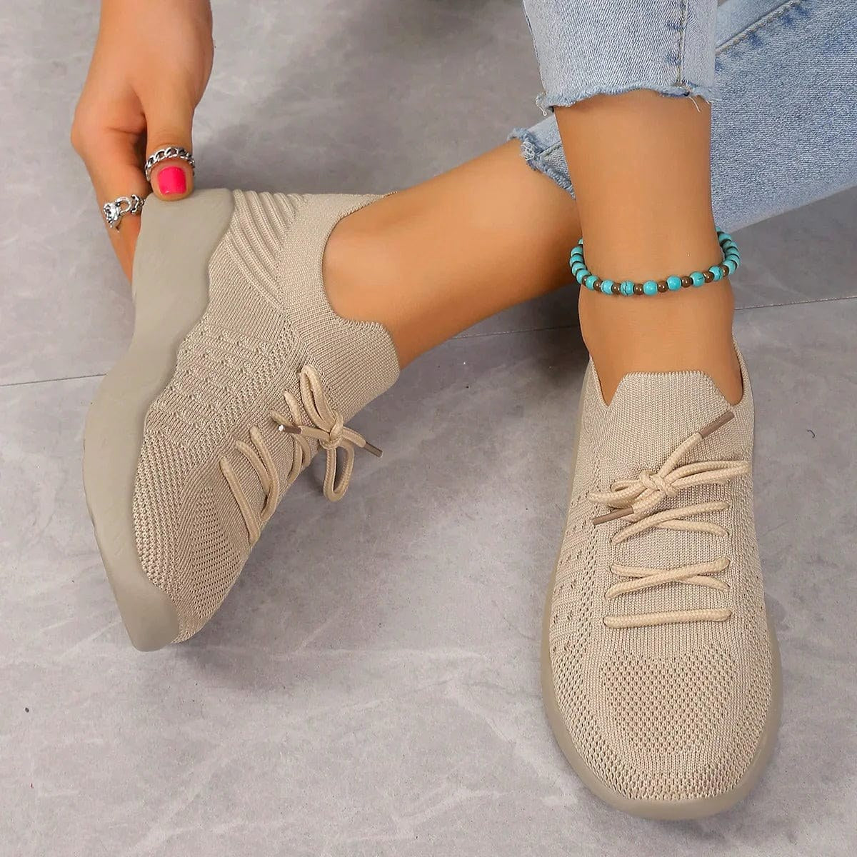 Esme | Women's Orthopaedic Slip-On Shoes | Bella Blue