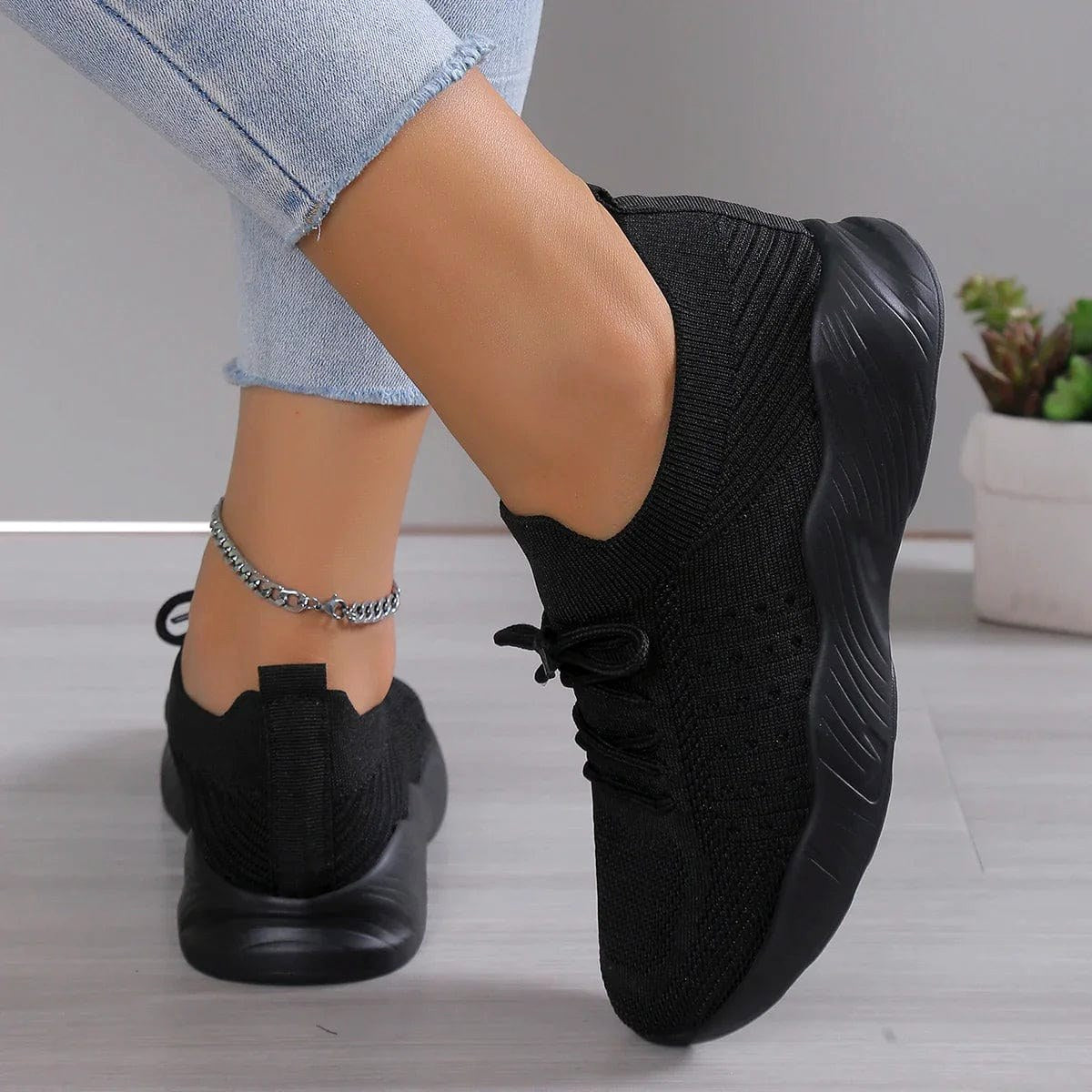 Esme | Women's Orthopaedic Slip-On Shoes | Bella Blue