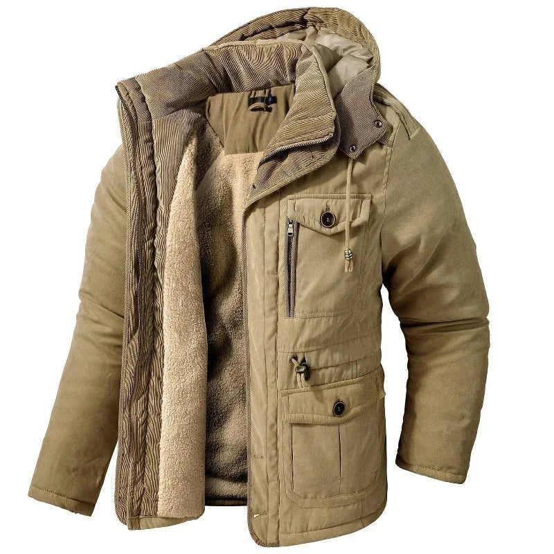 Ethan | Men's Insulated Jacket with Cold Protection, Windproof Autumn Jacket | Bella Blue | Blue