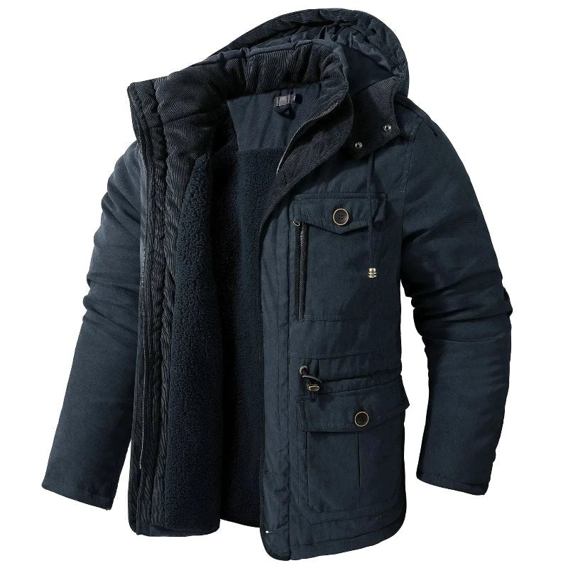 Ethan | Men's Insulated Jacket with Cold Protection, Windproof Autumn Jacket | Bella Blue | Green