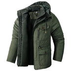 Ethan | Men's Insulated Jacket with Cold Protection, Windproof Autumn Jacket | Bella Blue | Grey