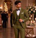 Evan | Men's Slim Fit Blazer and Trousers, Tailored Two-Piece Suit | Bella Blue