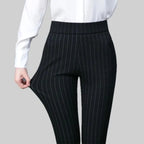 Evelyn | Women's Stretch Trousers, Modern Cut Comfort Trousers | Bella Blue