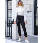 Evelyn | Women's Stretch Trousers, Modern Cut Comfort Trousers | Bella Blue