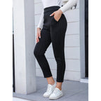 Evelyn | Women's Stretch Trousers, Modern Cut Comfort Trousers | Bella Blue