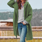 Fabienne | Women's Structured Wool-Blend Coat, Warm Winter Coat | Bella Blue