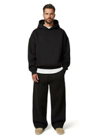 Florian | Men's Hooded Tracksuit with Straight Fit, Hoodie Set | Bella Blue | Light Grey