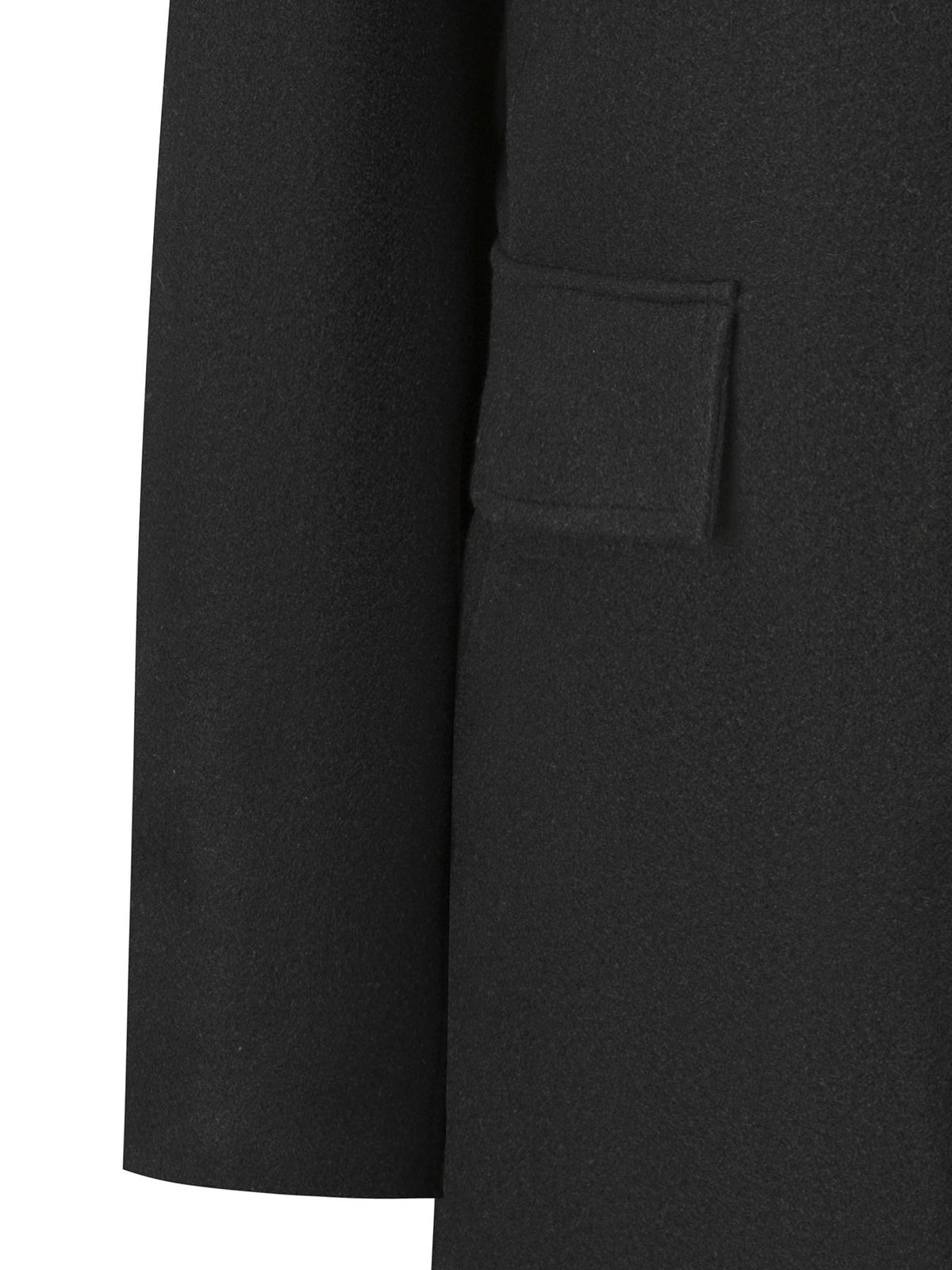Franklin | Women's Single-Breasted Wool-Blend Coat, Classic Tailored Autumn Coat | Bella Blue