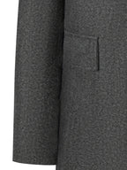 Franklin | Women's Single-Breasted Wool-Blend Coat, Classic Tailored Autumn Coat | Bella Blue