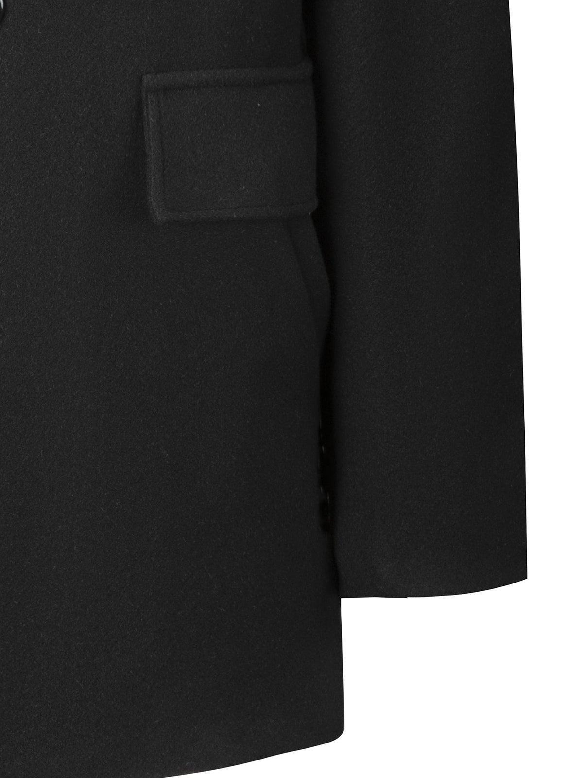 Franklin | Women's Single-Breasted Wool-Blend Coat, Classic Tailored Autumn Coat | Bella Blue