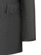 Franklin | Women's Single-Breasted Wool-Blend Coat, Classic Tailored Autumn Coat | Bella Blue