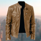 Freddie | Men's Leather Jacket, Classic Timeless Leather Jacket | Bella Blue