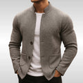Frederick | Women's Textured Knit Cardigan, Structured Button-Through Cardigan | Bella Blue