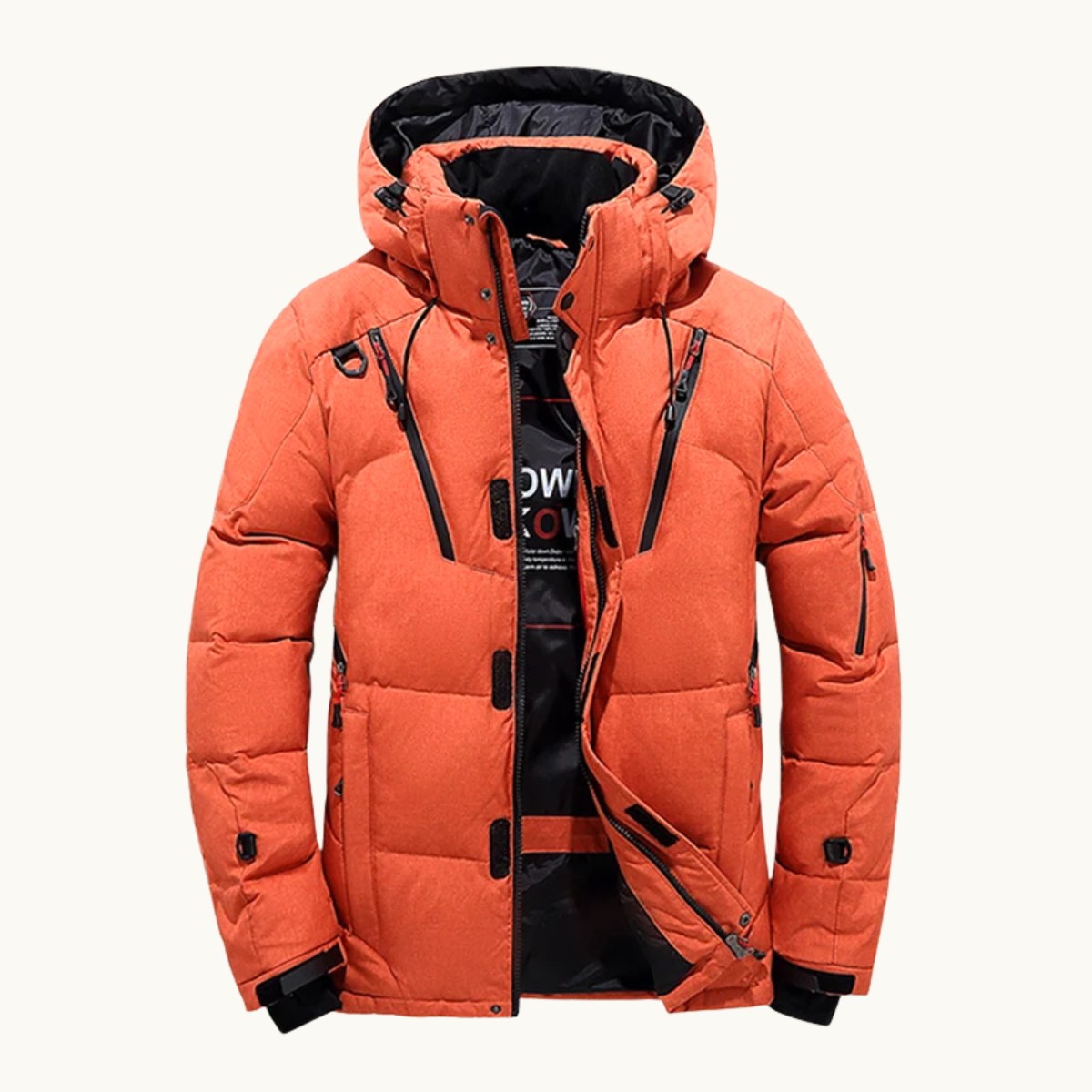 Garrett | Men's Insulated Winter Parka Jacket, Hooded Windproof Coat | Bella Blue
