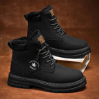Gavin | Men's Fur-Lined Insulated Snow Boots, Winter Boots | Bella Blue