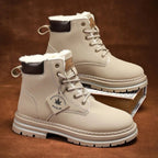 Gavin | Men's Fur-Lined Insulated Snow Boots, Winter Boots | Bella Blue