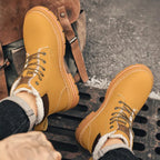 Gavin | Men's Fur-Lined Insulated Snow Boots, Winter Boots | Bella Blue