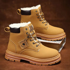 Gavin | Men's Fur-Lined Insulated Snow Boots, Winter Boots | Bella Blue