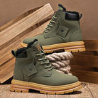 Gavin | Men's Fur-Lined Insulated Snow Boots, Winter Boots | Bella Blue