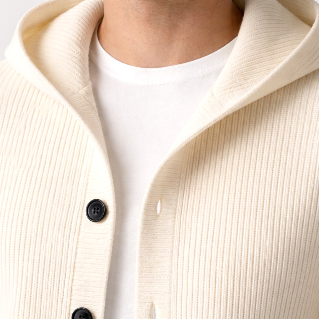Gavin | Men's Knit Cardigan, Soft Everyday Cardigan | Bella Blue