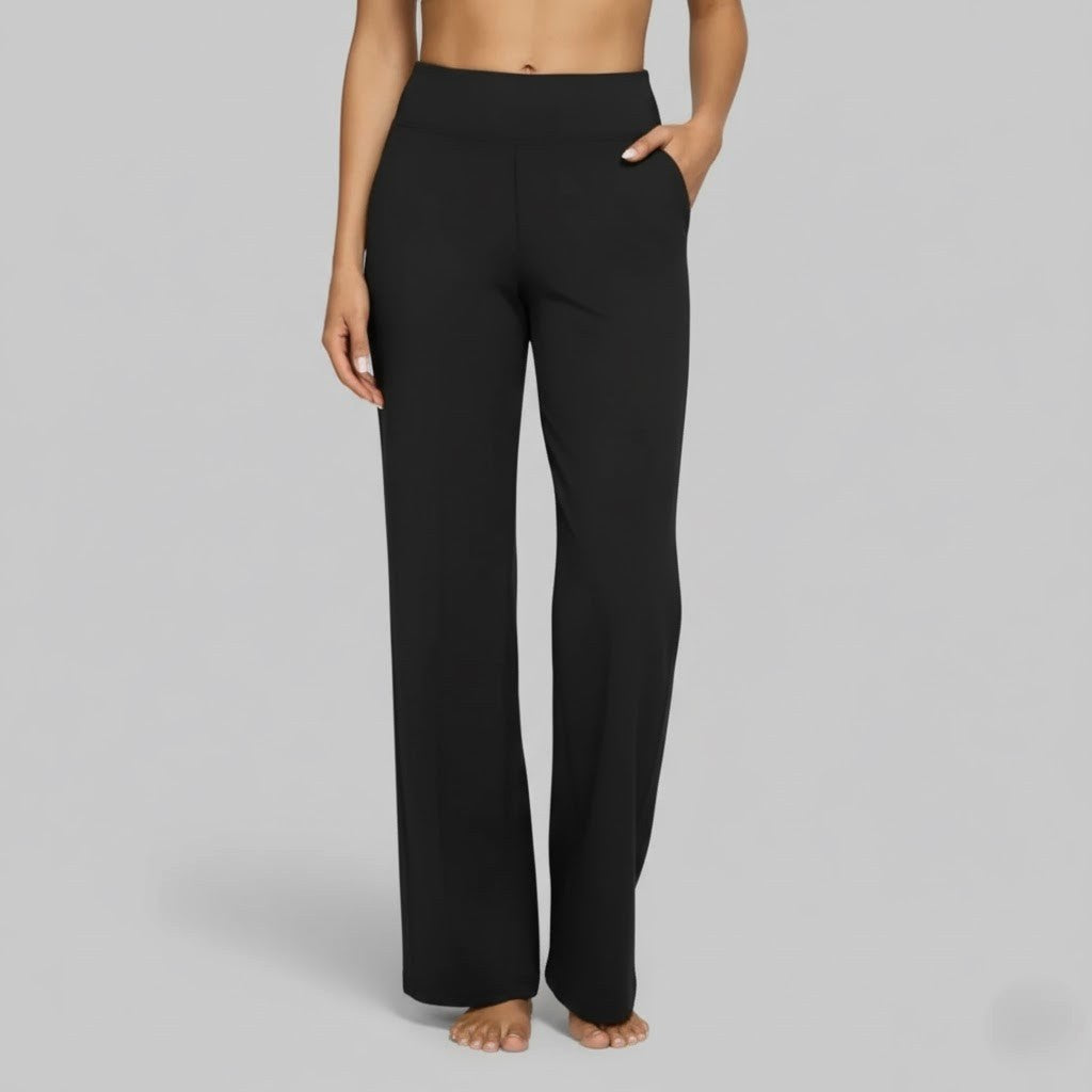 Genevieve | Women's Stretch Trousers, Comfortable Everyday Trousers | Bella Blue
