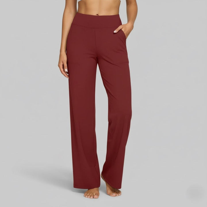 Genevieve | Women's Stretch Trousers, Comfortable Everyday Trousers | Bella Blue