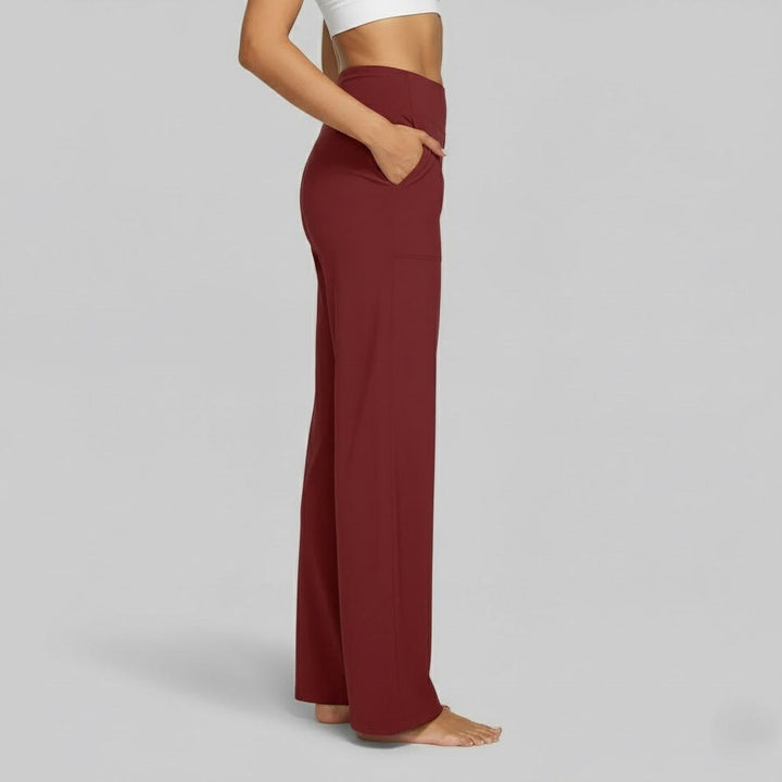 Genevieve | Women's Stretch Trousers, Comfortable Everyday Trousers | Bella Blue